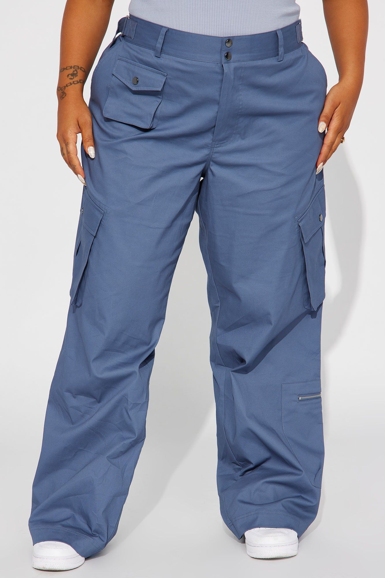 Flying High Cargo Pant - Slate Blue sold by Fashion Nova product image thumbnail 5