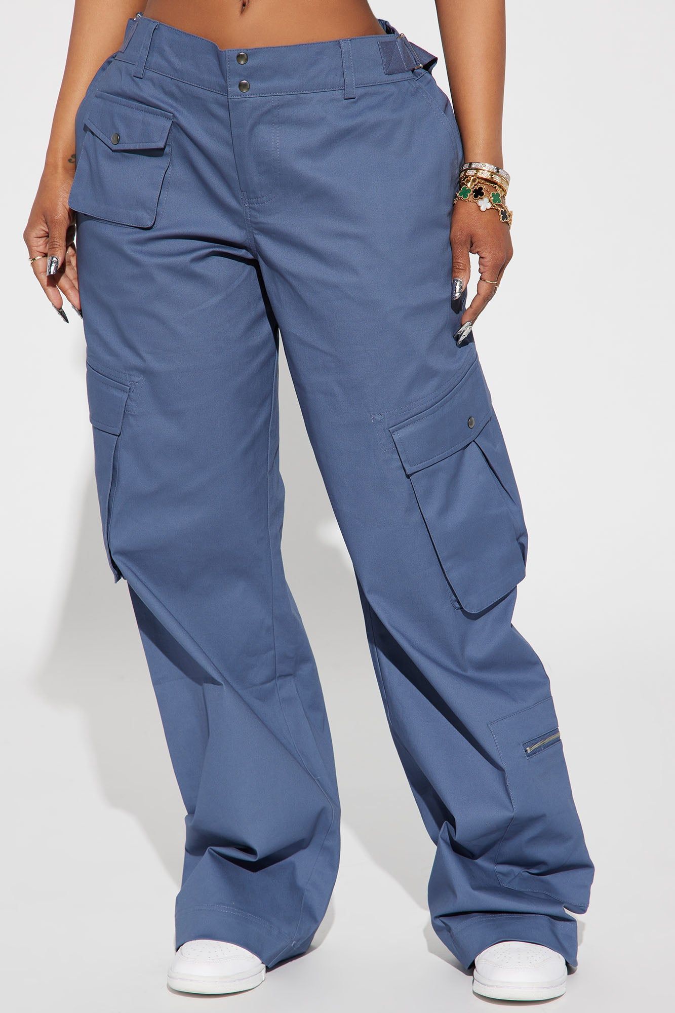Flying High Cargo Pant - Slate Blue sold by Fashion Nova product image thumbnail 2