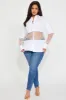 Shake It Out Shirt - White sold by Fashion Nova