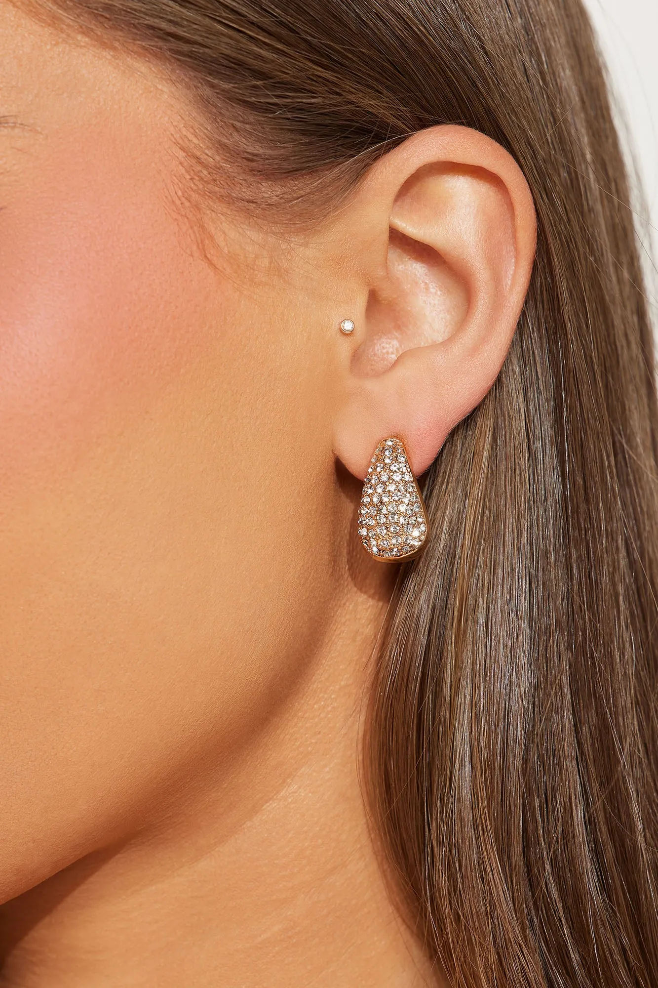 Mini Diamantes En El Mar Earrings - Gold sold by Fashion Nova