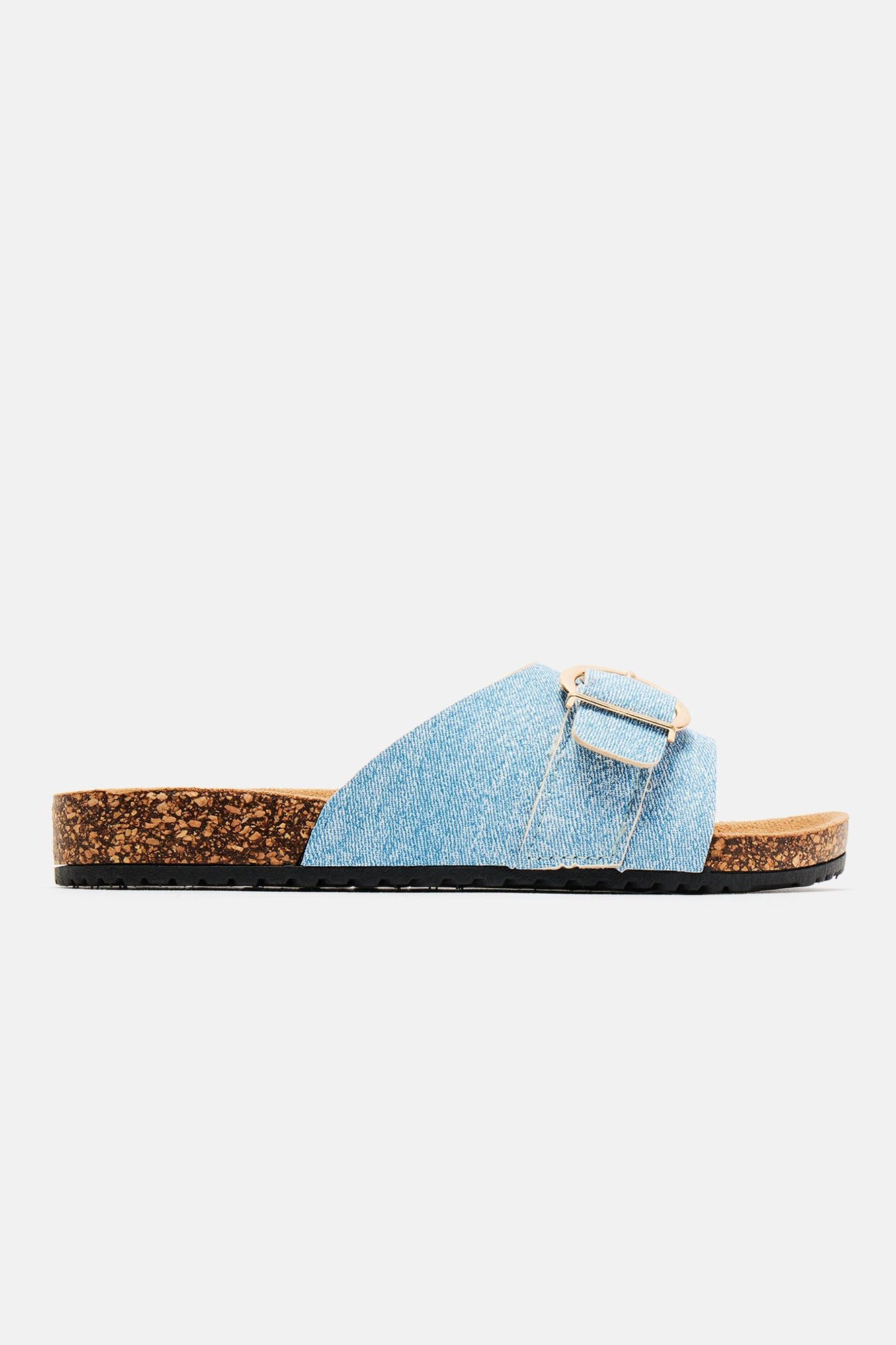True Statement Flat Sandals - Denim sold by Fashion Nova product image thumbnail 5