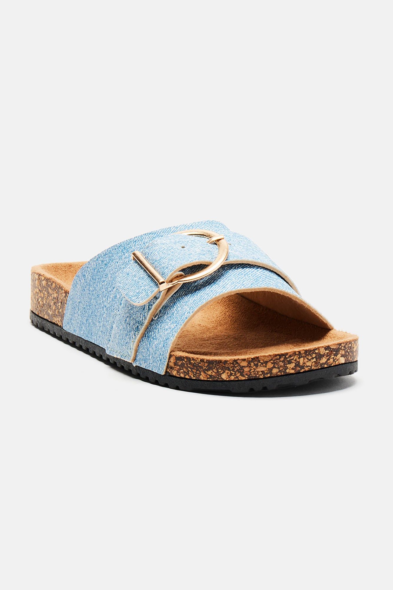 True Statement Flat Sandals - Denim sold by Fashion Nova product image thumbnail 2