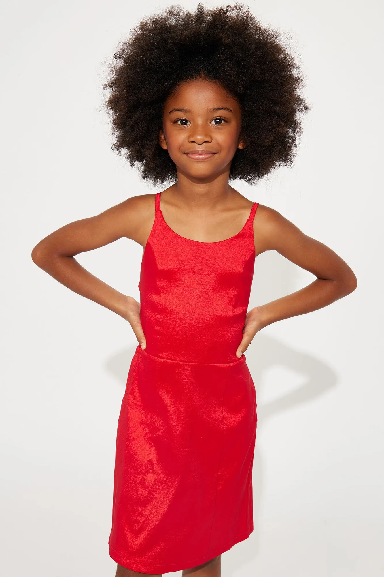 Mini Not So Basic Mini Dress - Red sold by Fashion Nova