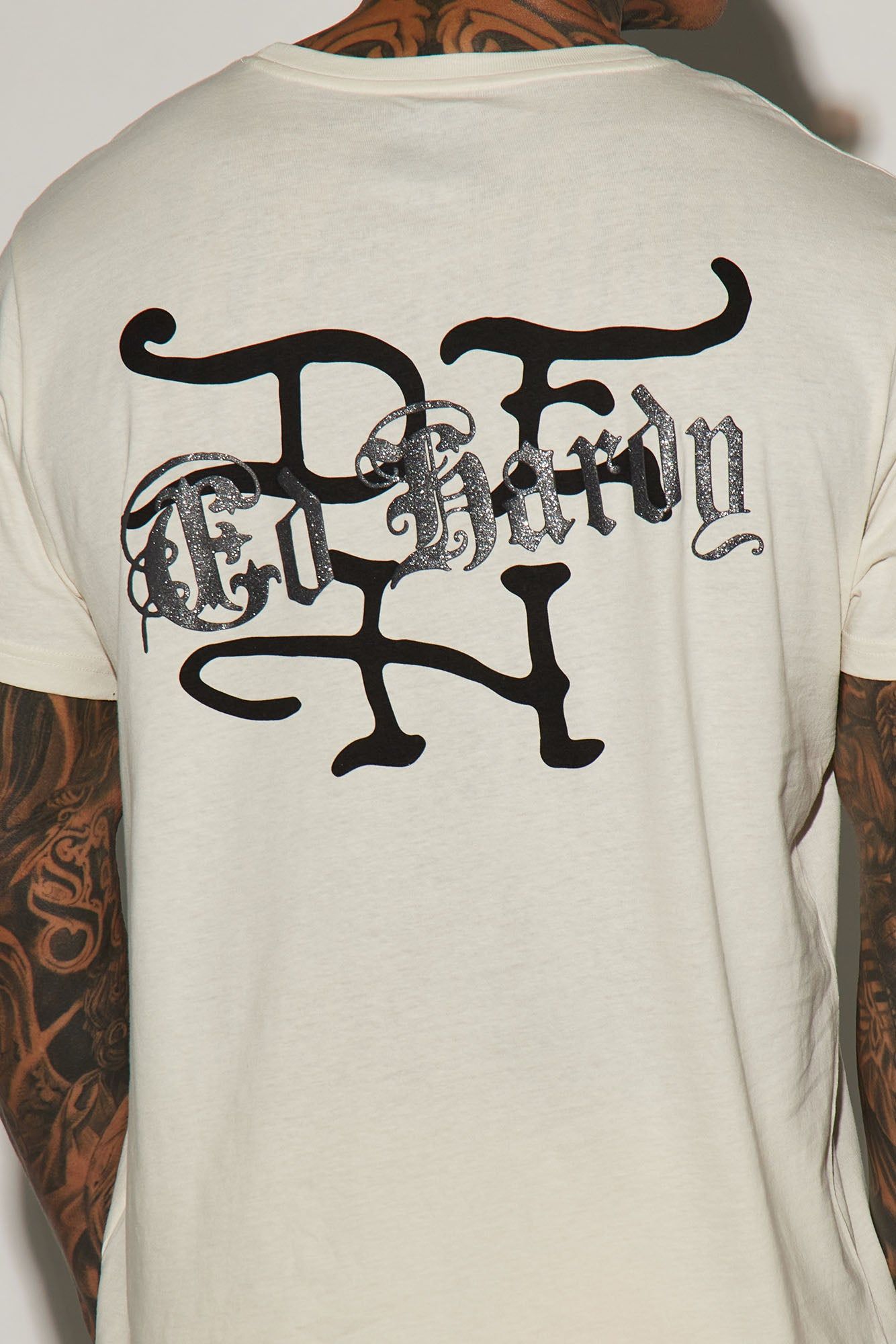 Ed Hardy Dragon Short Sleeve Tee - Ivory sold by Fashion Nova product image thumbnail 5