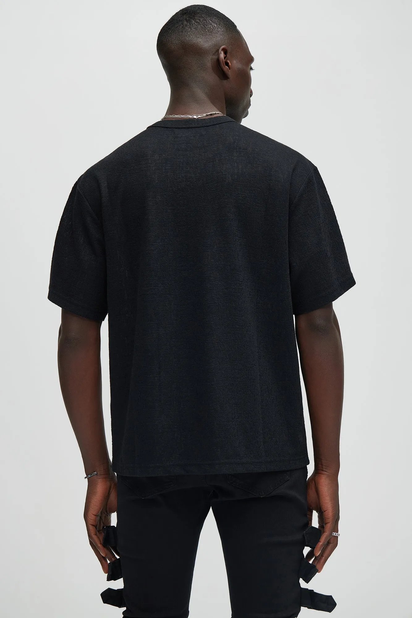 Henrik Short Sleeve Tee - Black sold by Fashion Nova product image thumbnail 4