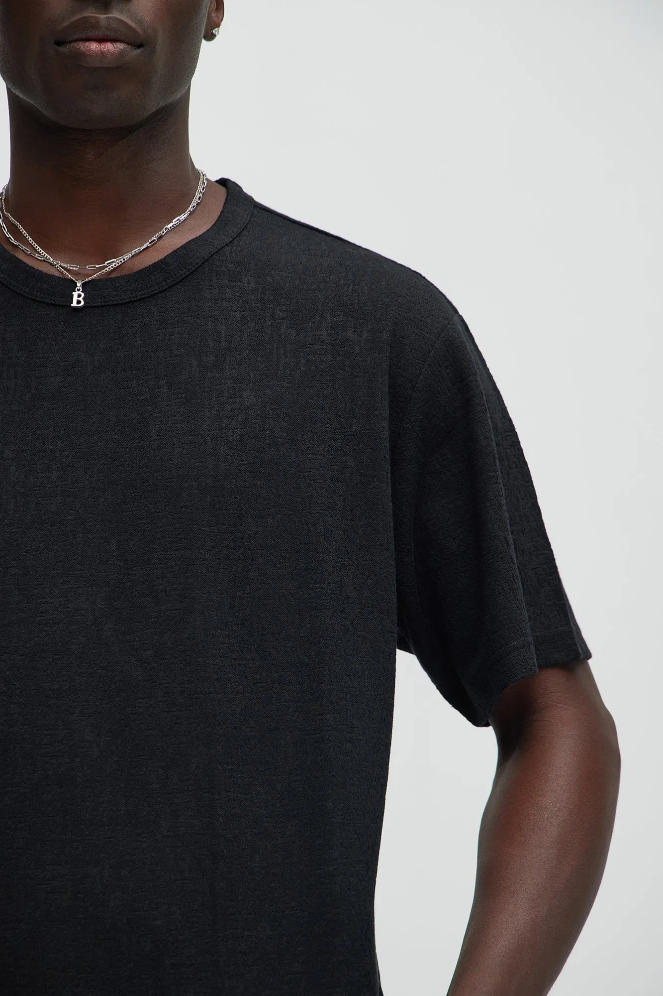 Henrik Short Sleeve Tee - Black sold by Fashion Nova product image thumbnail 3