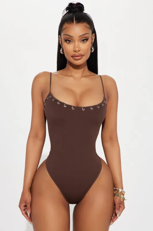 Tamara Seamless Bodysuit - Chocolate sold by Fashion Nova