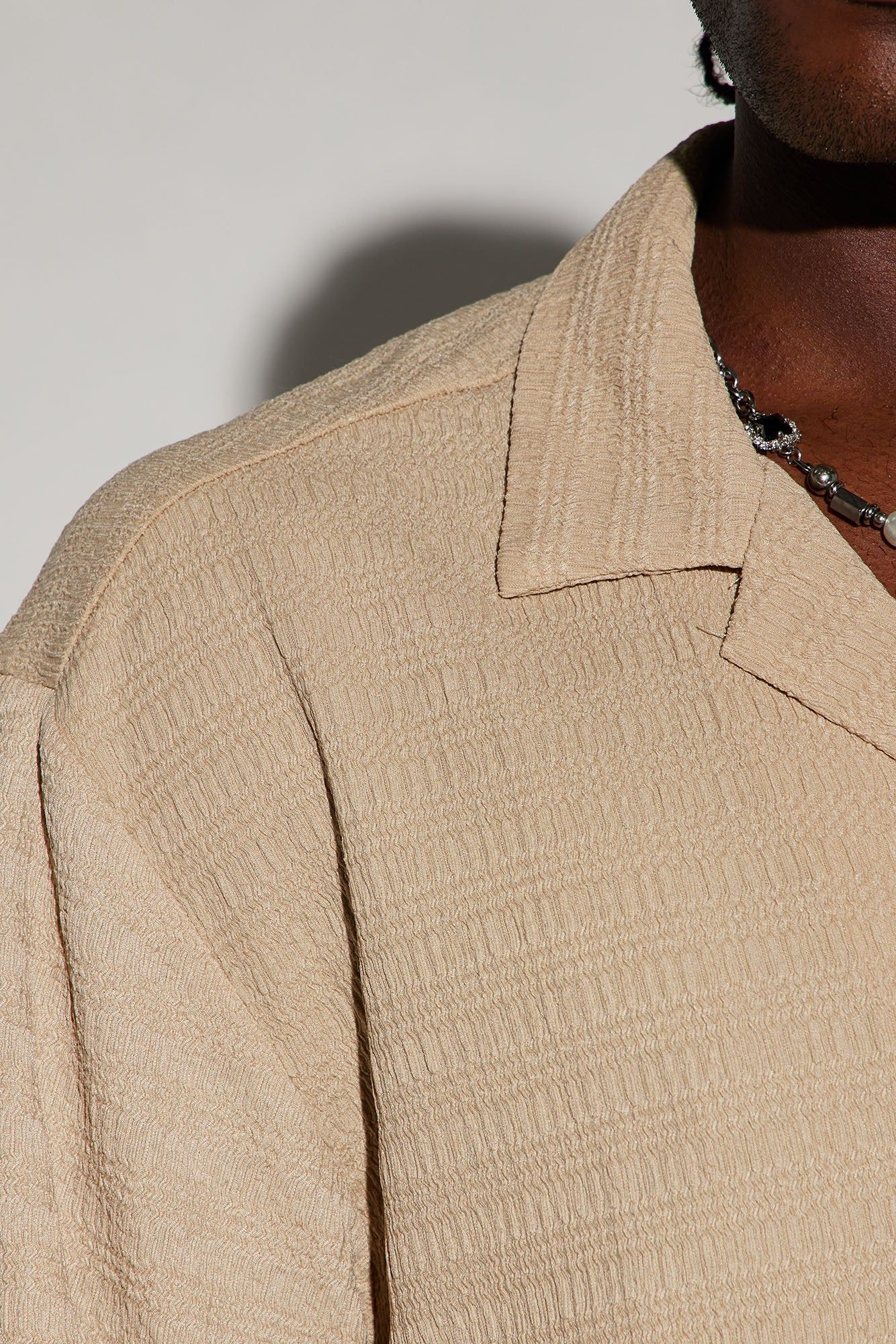 Boca Button Up Shirt - Tan sold by Fashion Nova product image thumbnail 3