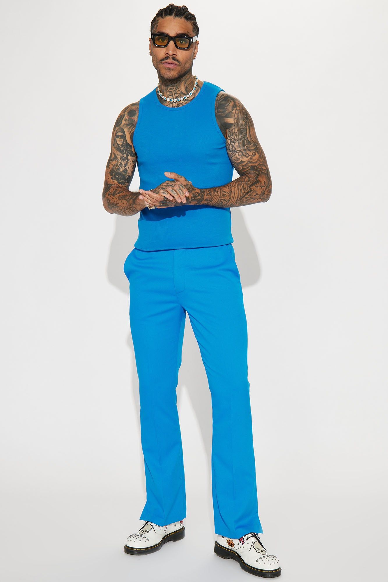 Classic Ribbed Tank Top - Blue sold by Fashion Nova product image thumbnail 2