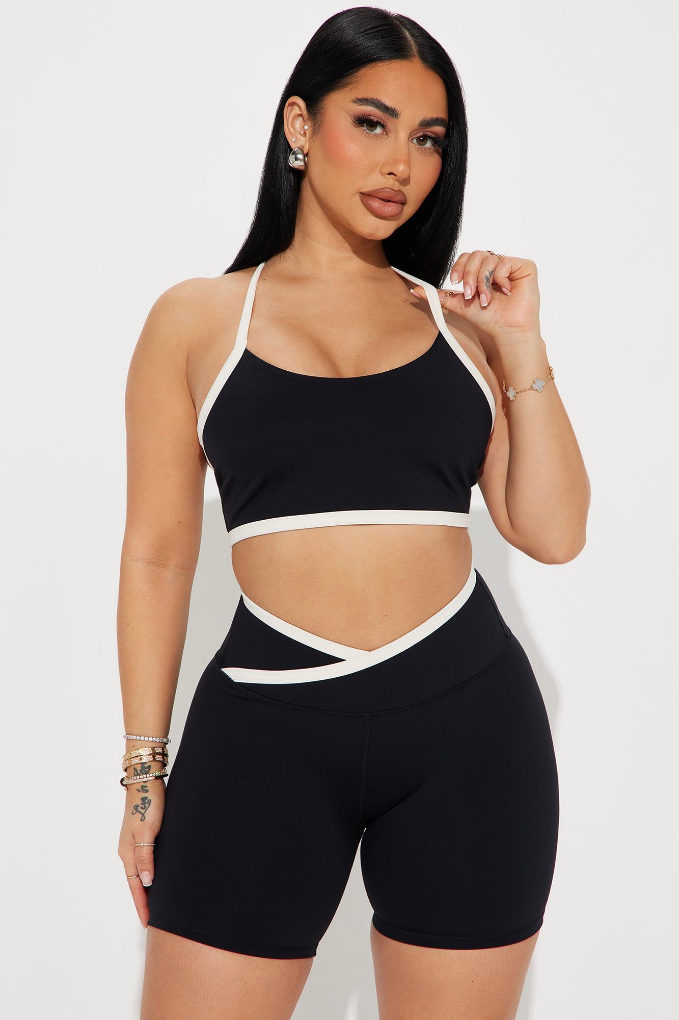 Time Out Super Soft Active Set - Black sold by Fashion Nova