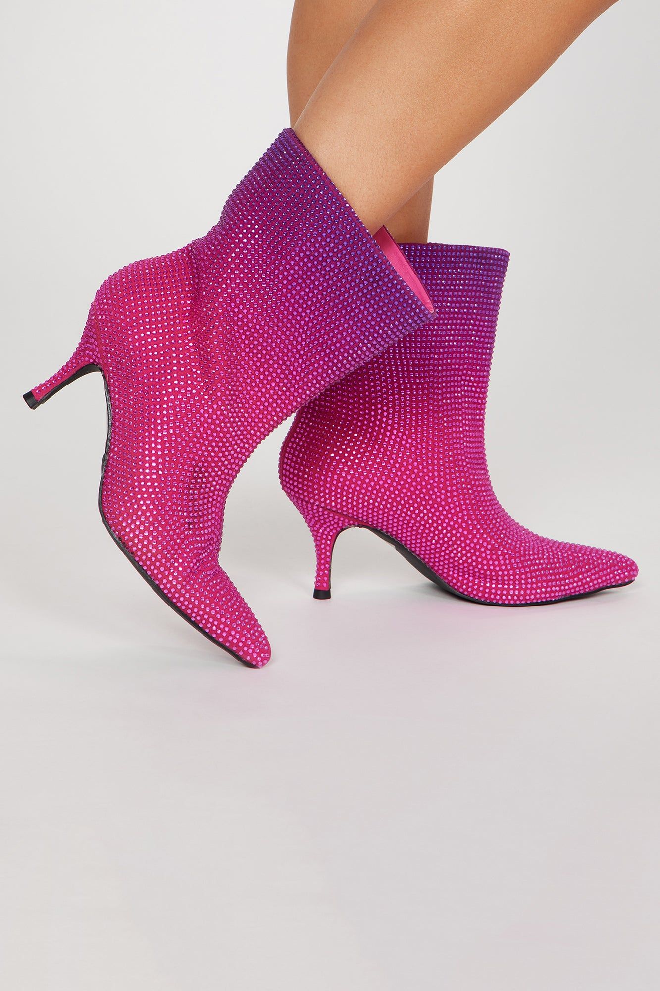 Seize The Moment Booties - Purple/combo sold by Fashion Nova product image thumbnail 3