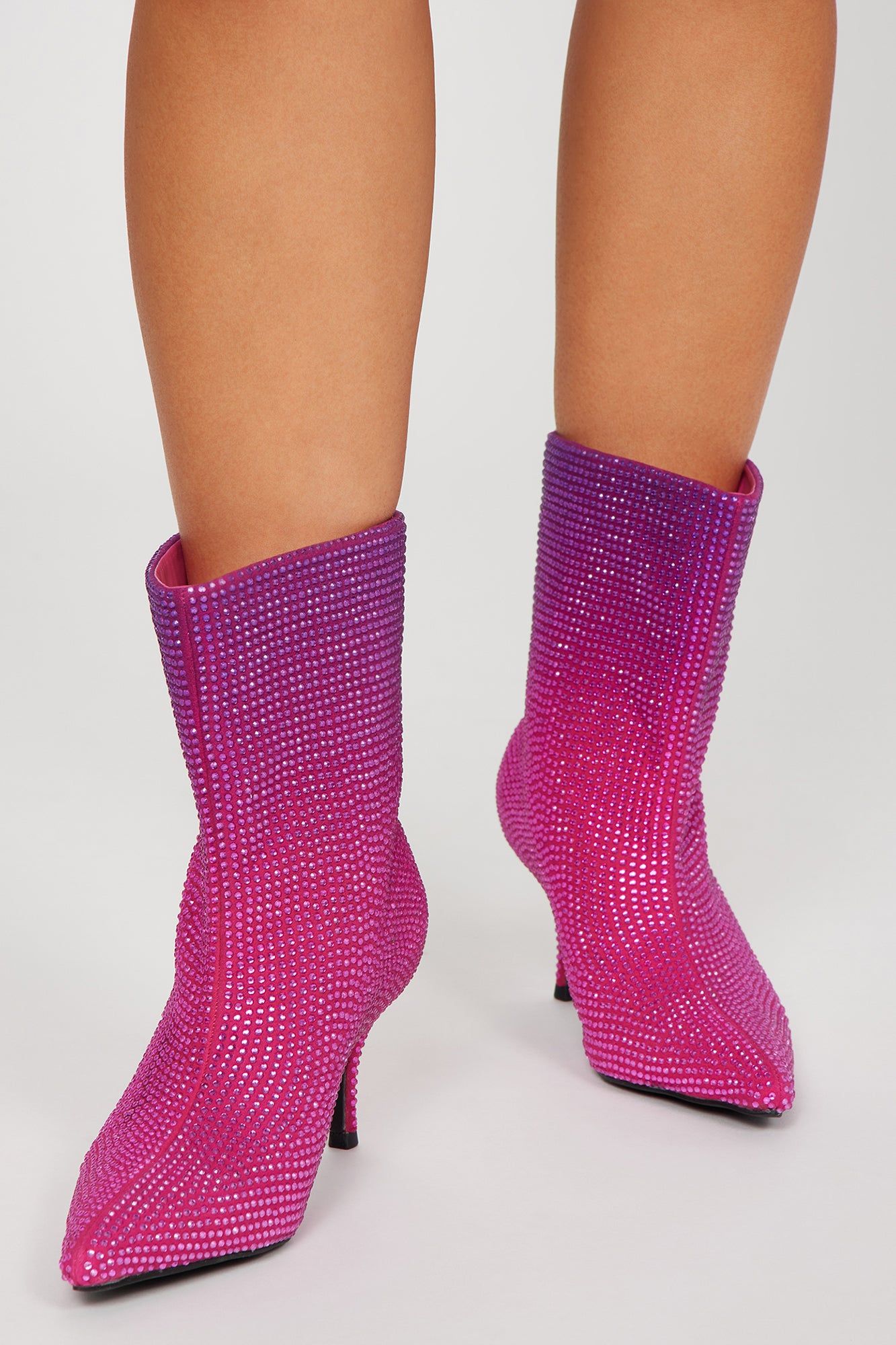 Seize The Moment Booties - Purple/combo sold by Fashion Nova product image thumbnail 2