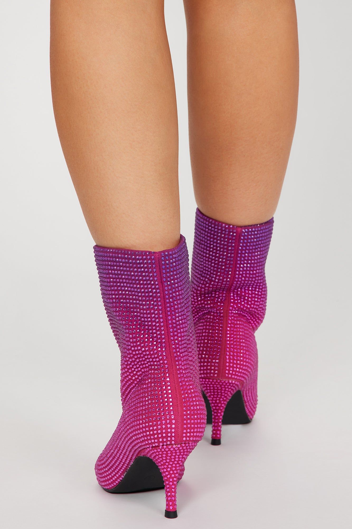 Seize The Moment Booties - Purple/combo sold by Fashion Nova product image thumbnail 4