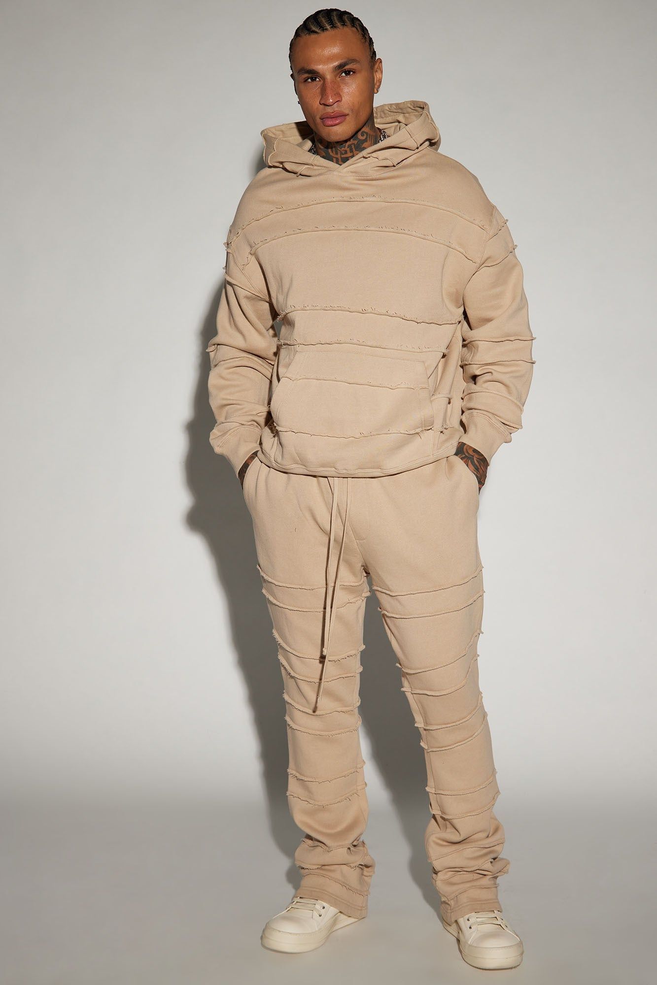 Tyson About Fray Flared Sweatpant - Tan sold by Fashion Nova product image thumbnail 2