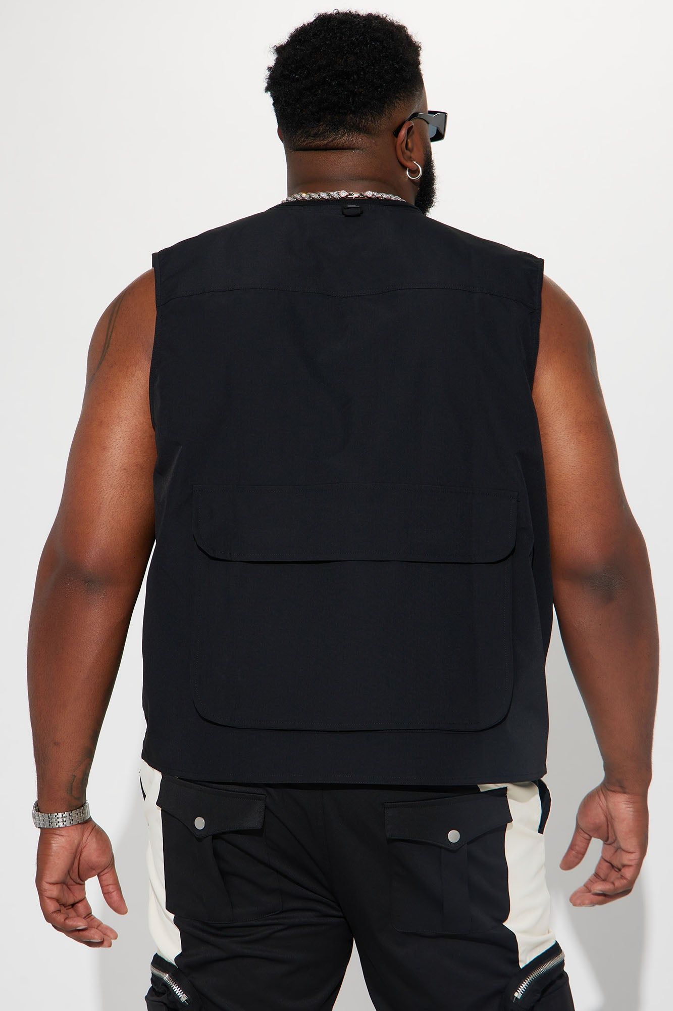 Hard To Miss Ripstop Tactical Cargo Vest - Black sold by Fashion Nova product image thumbnail 7