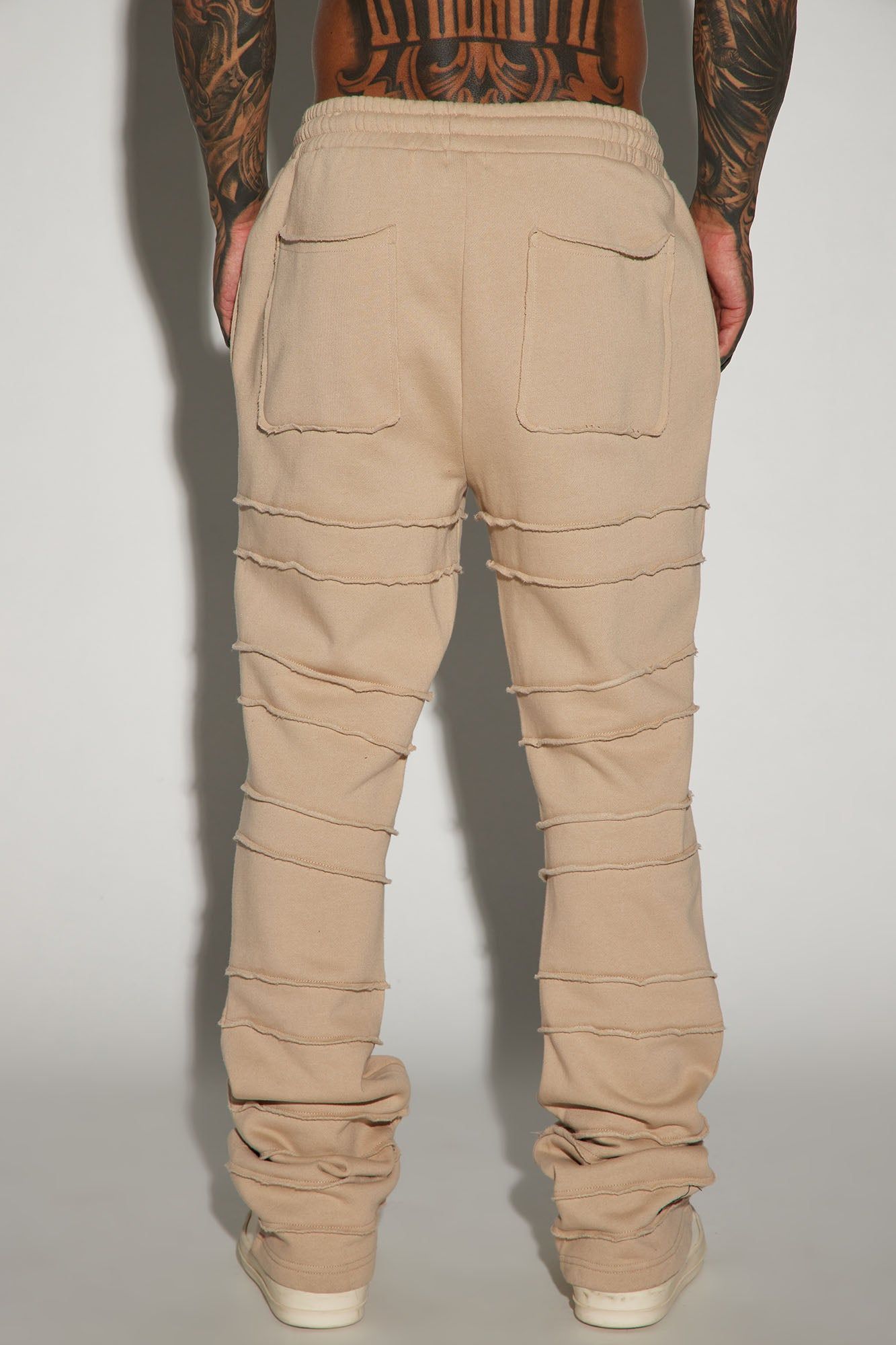 Tyson About Fray Flared Sweatpant - Tan sold by Fashion Nova product image thumbnail 4