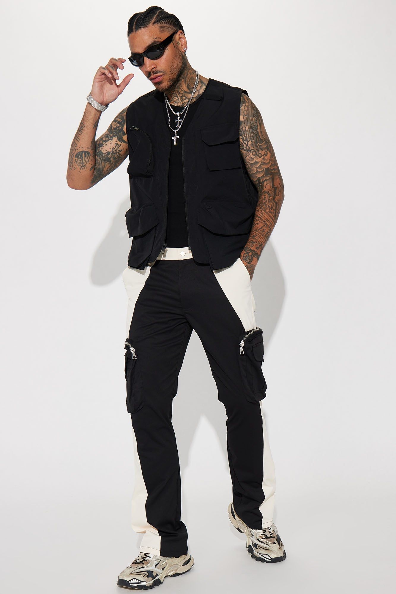 Hard To Miss Ripstop Tactical Cargo Vest - Black sold by Fashion Nova product image thumbnail 3