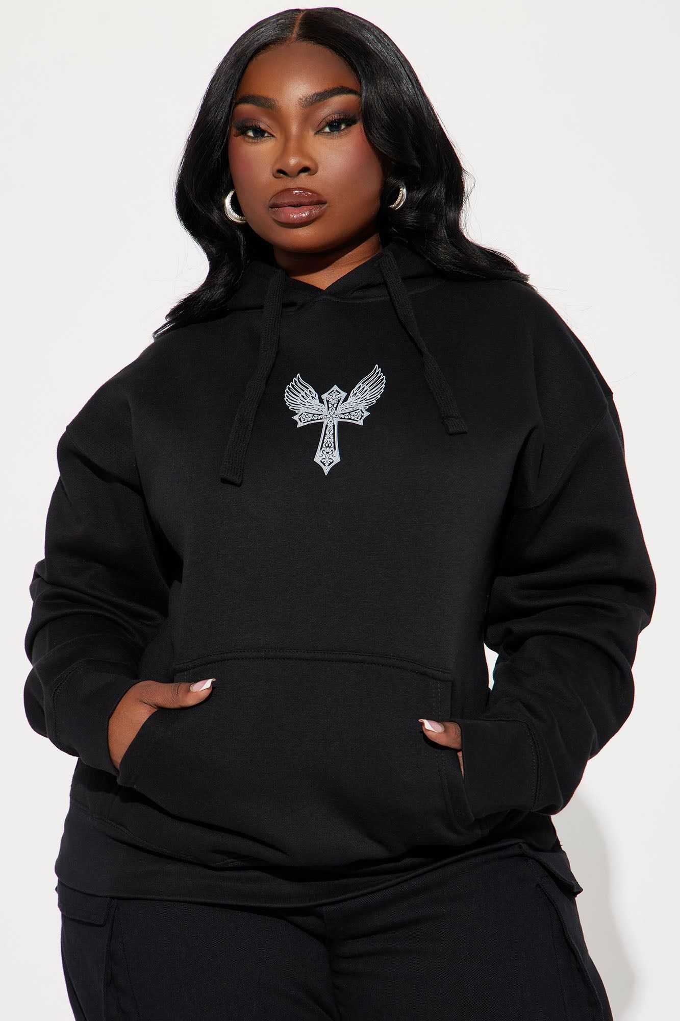 Humble Beginnings Washed Hoodie - Black sold by Fashion Nova product image thumbnail 6