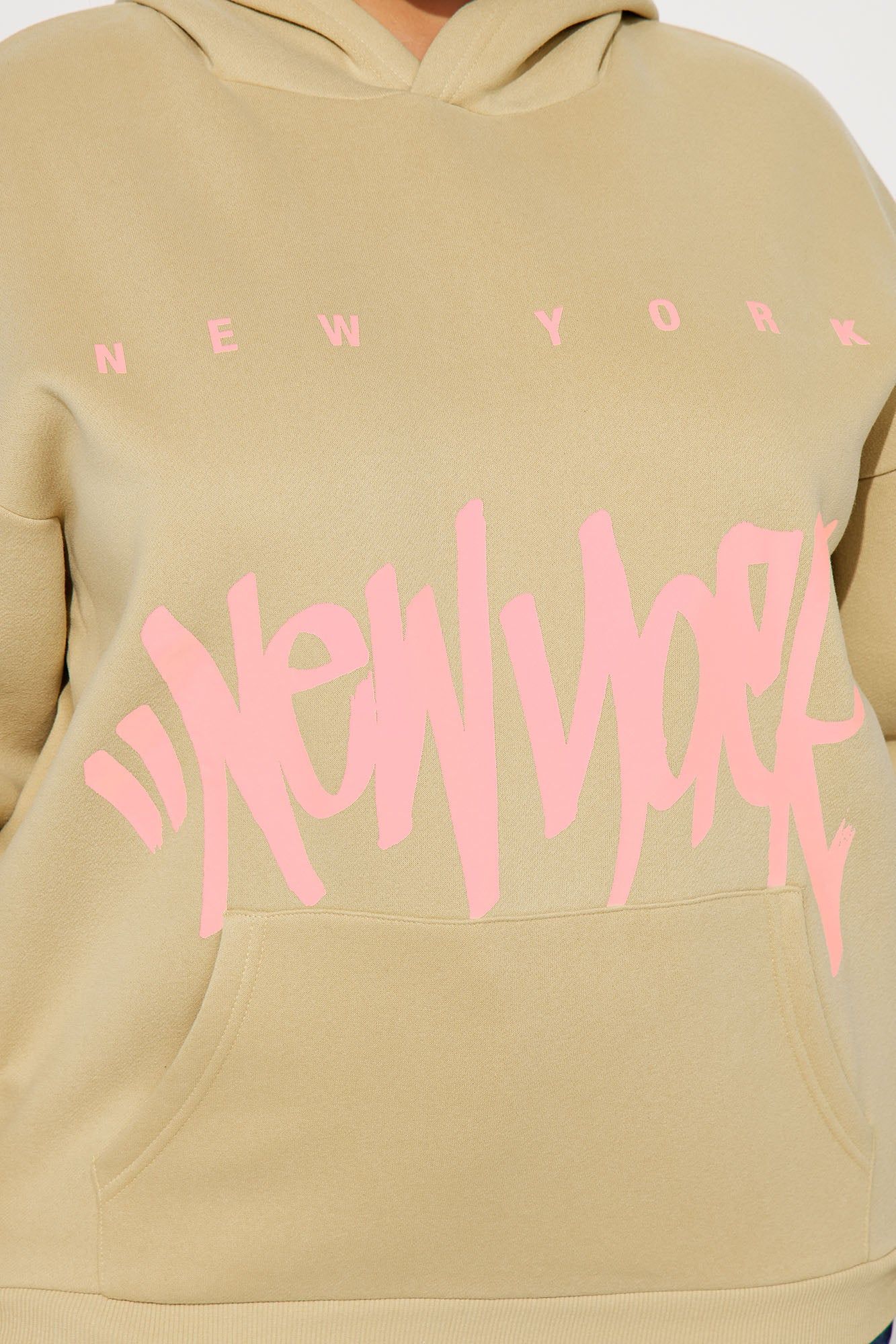 It's A New York Vibe Graphic Hoodie - Sand sold by Fashion Nova product image thumbnail 7