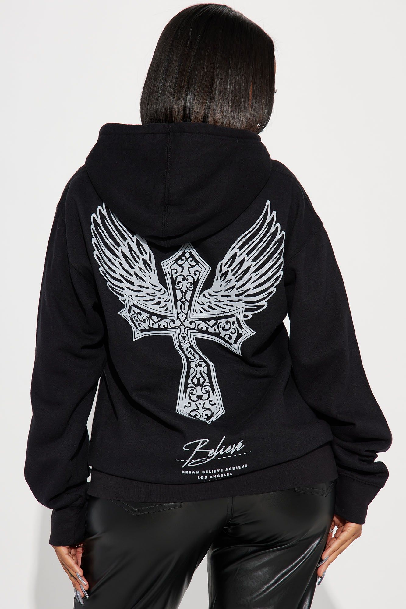 Humble Beginnings Washed Hoodie - Black sold by Fashion Nova product image thumbnail 4