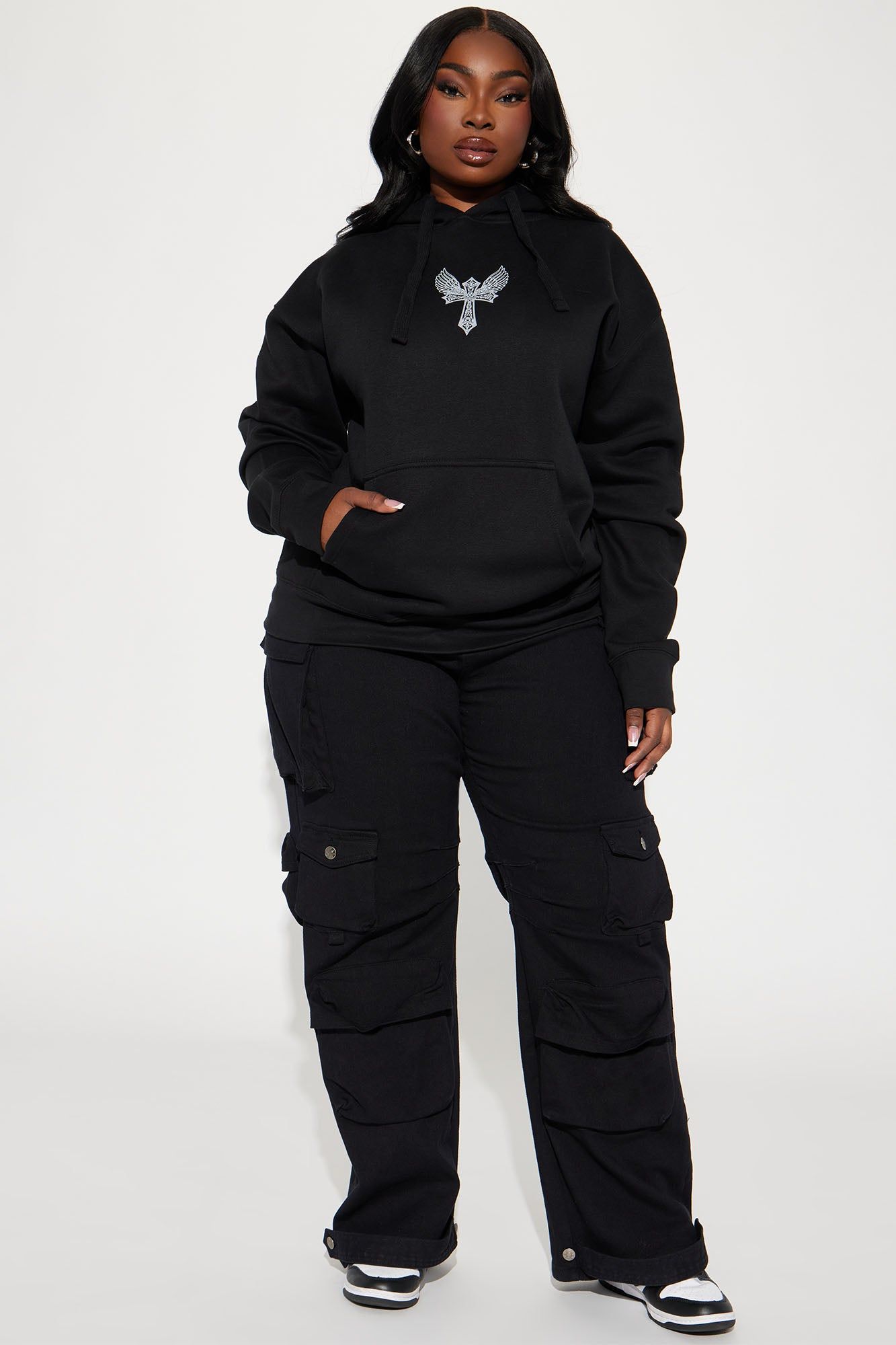 Humble Beginnings Washed Hoodie - Black sold by Fashion Nova product image thumbnail 7