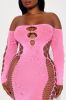 Dance For You Dress Bodystocking - Pink sold by Fashion Nova