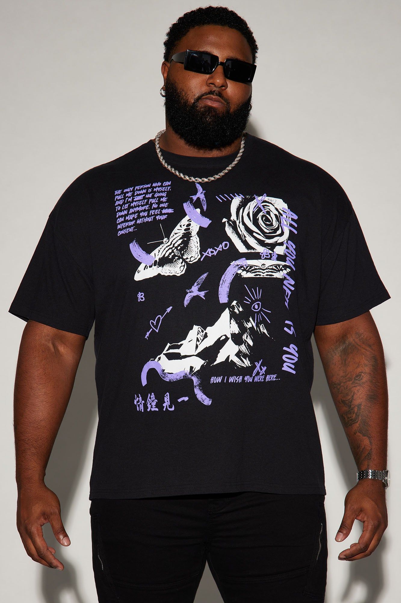 All You Need Is You Oversized Short Sleeve Tee - Black sold by Fashion Nova product image thumbnail 4