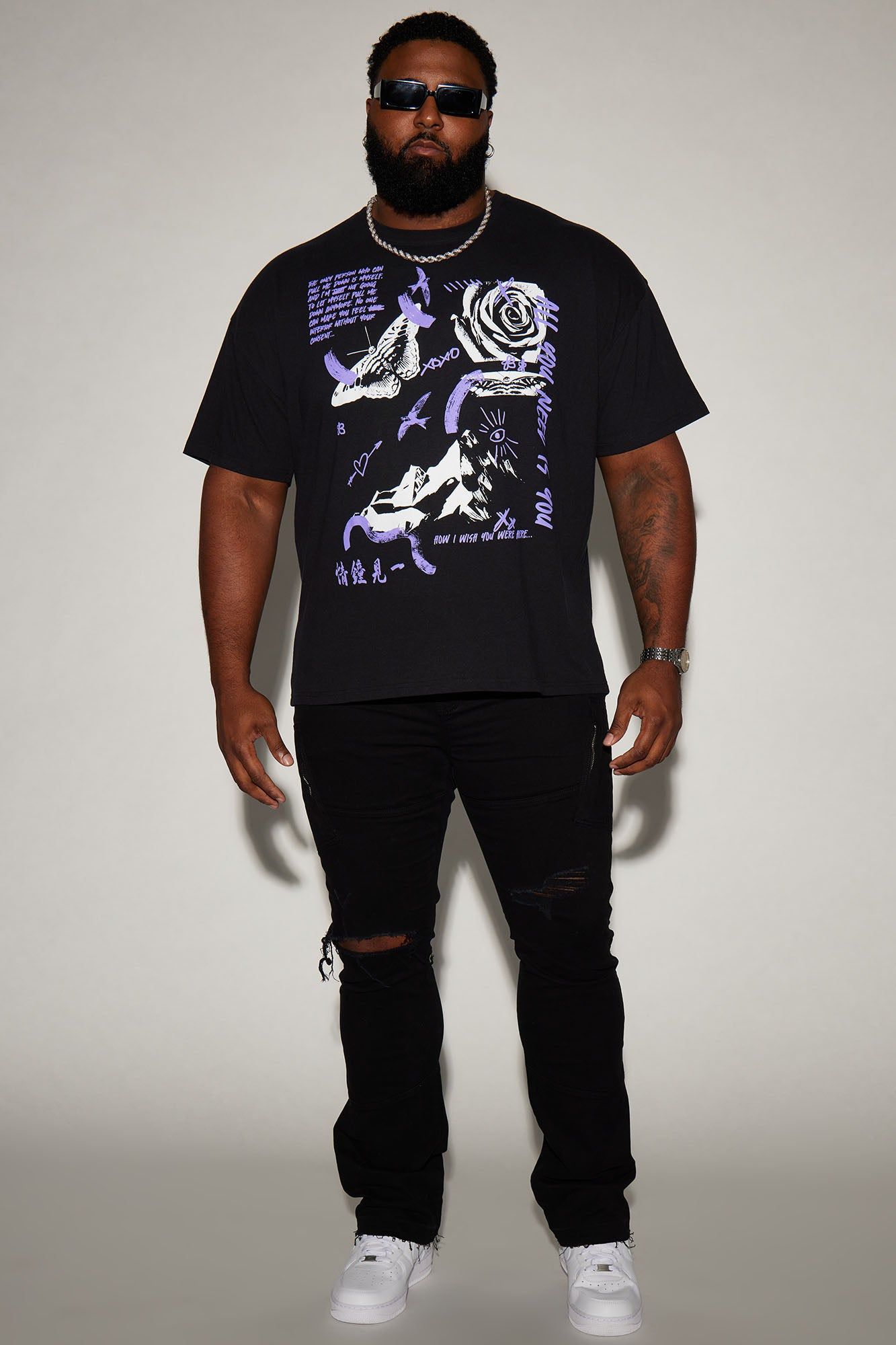 All You Need Is You Oversized Short Sleeve Tee - Black sold by Fashion Nova product image thumbnail 5