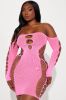 Dance For You Dress Bodystocking - Pink sold by Fashion Nova