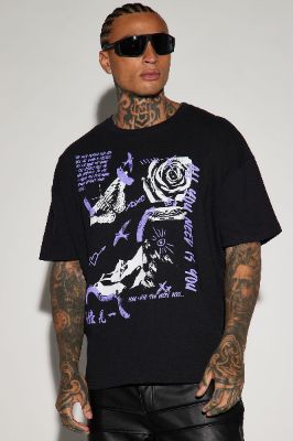 All You Need Is You Oversized Short Sleeve Tee - Black sold by Fashion Nova