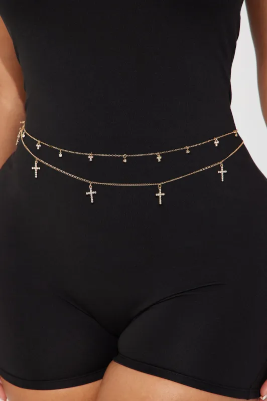 Golden Blessings Belly Chain - Gold sold by Fashion Nova