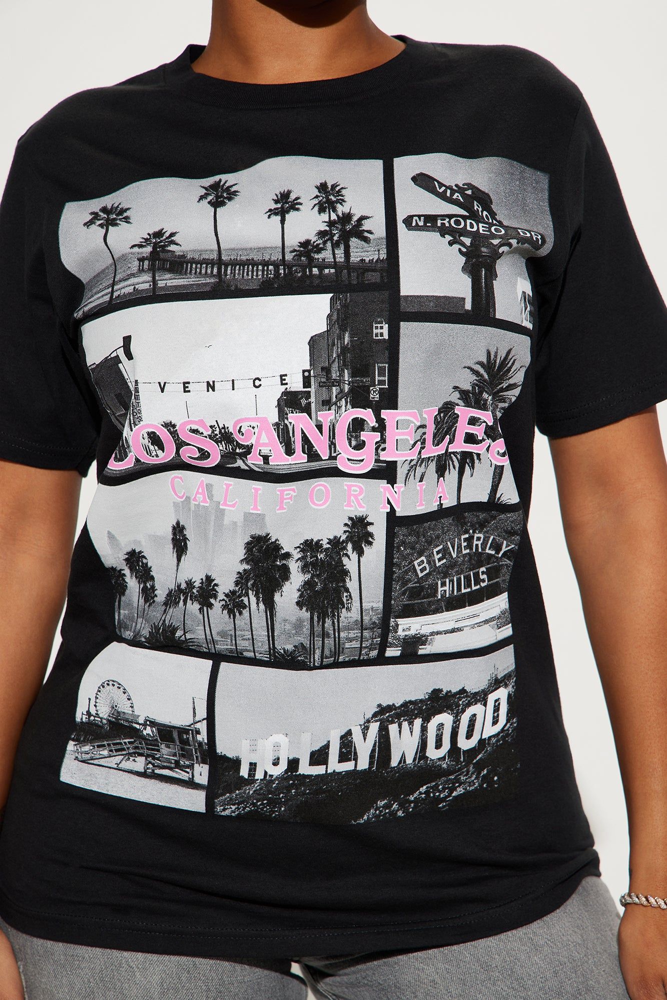Los Angeles Famous Spot Tee - Black sold by Fashion Nova product image thumbnail 3