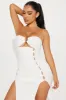 Alli Mesh Maxi Dress - White sold by Fashion Nova