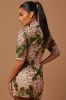 Elodie Floral Embroidered Mini Dress - Pink/combo sold by Fashion Nova