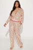 Always In Sequin Pant Set - Rose Gold sold by Fashion Nova