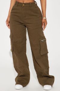 Give It Up Cargo Pant - Olive sold by Fashion Nova