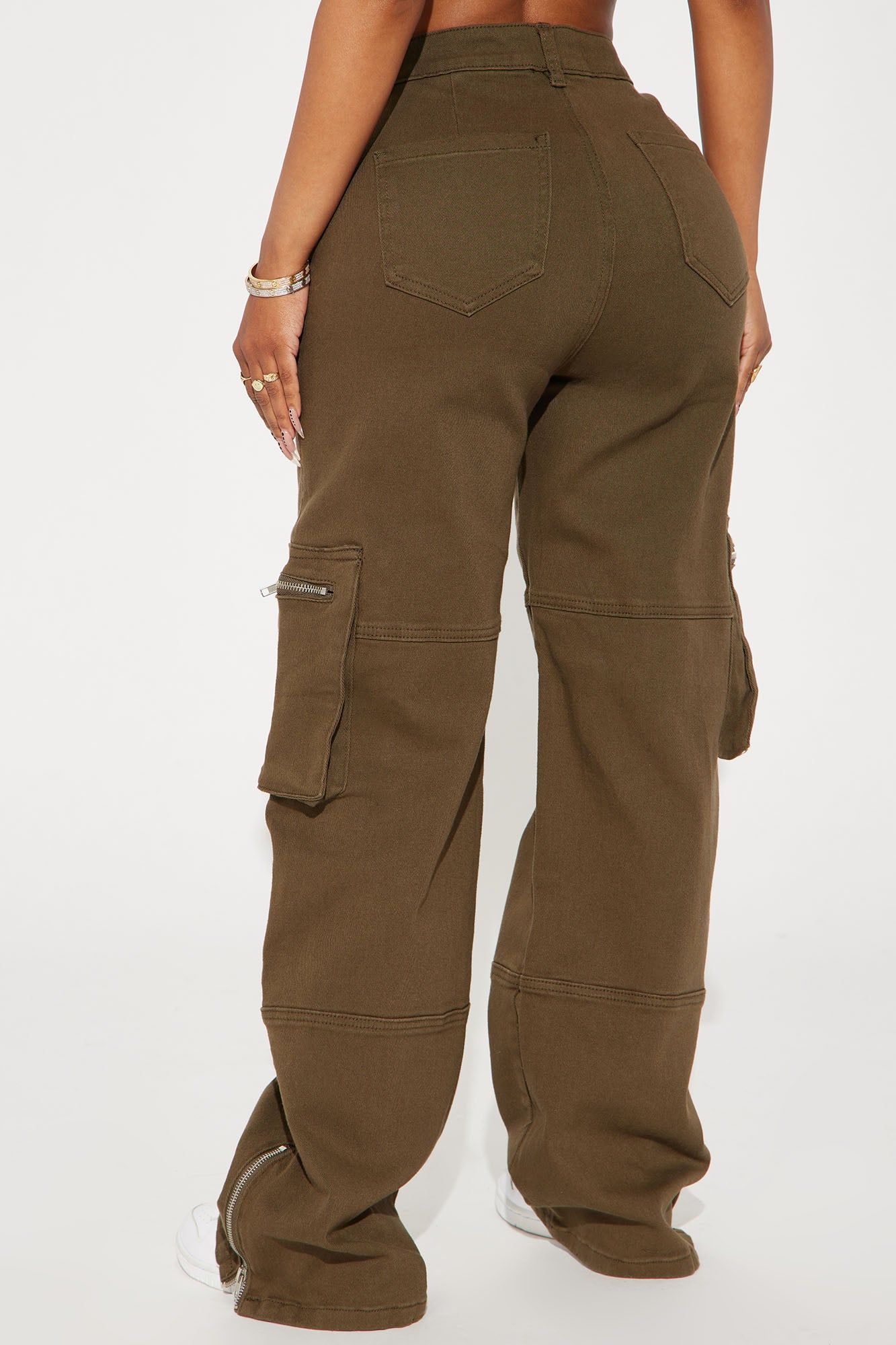 Give It Up Cargo Pant - Olive sold by Fashion Nova product image thumbnail 3