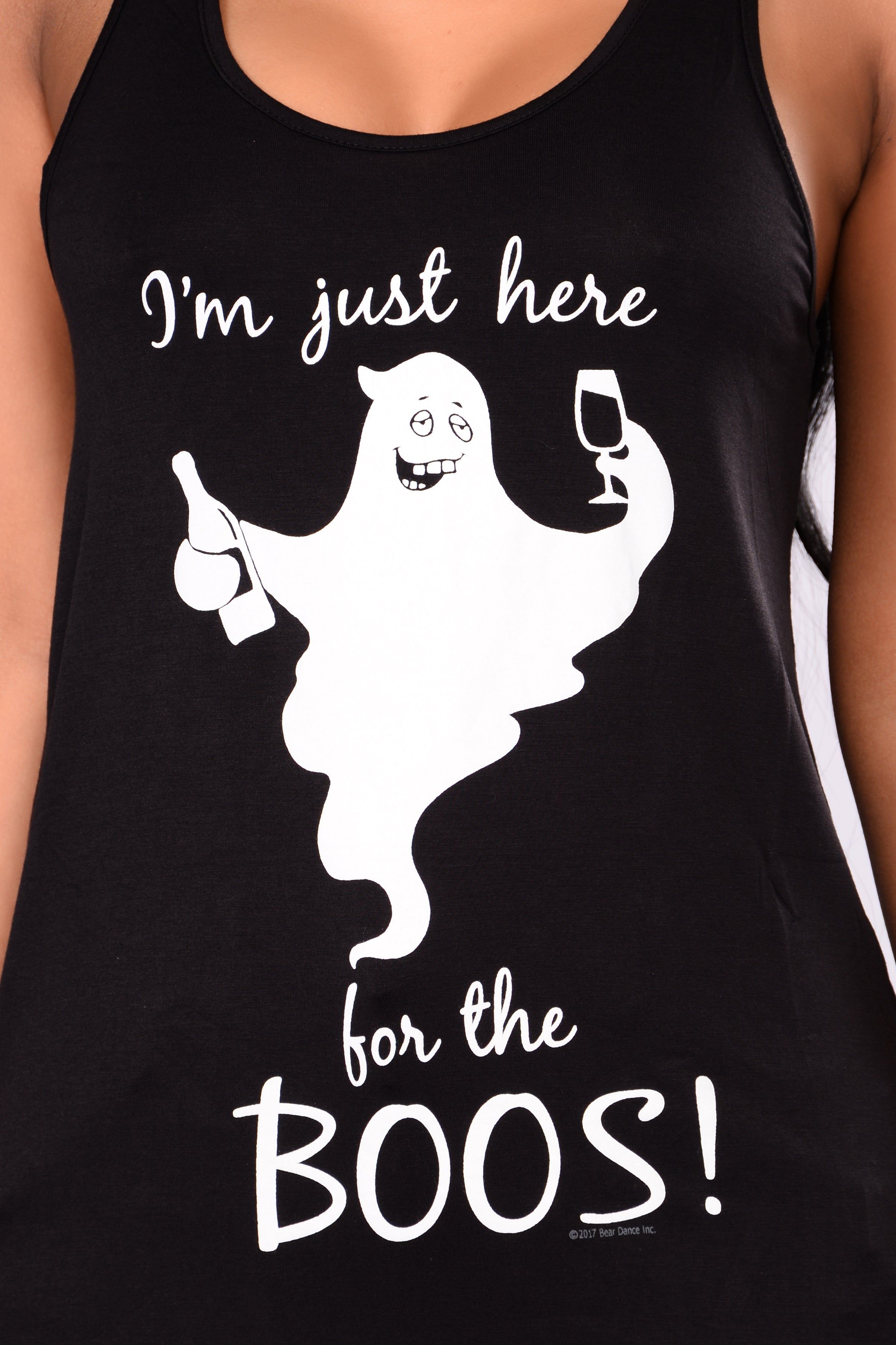 Here For The Boos Tank Top - Black sold by Fashion Nova product image thumbnail 2