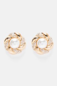She's An Elegant Woman Earrings - Gold sold by Fashion Nova