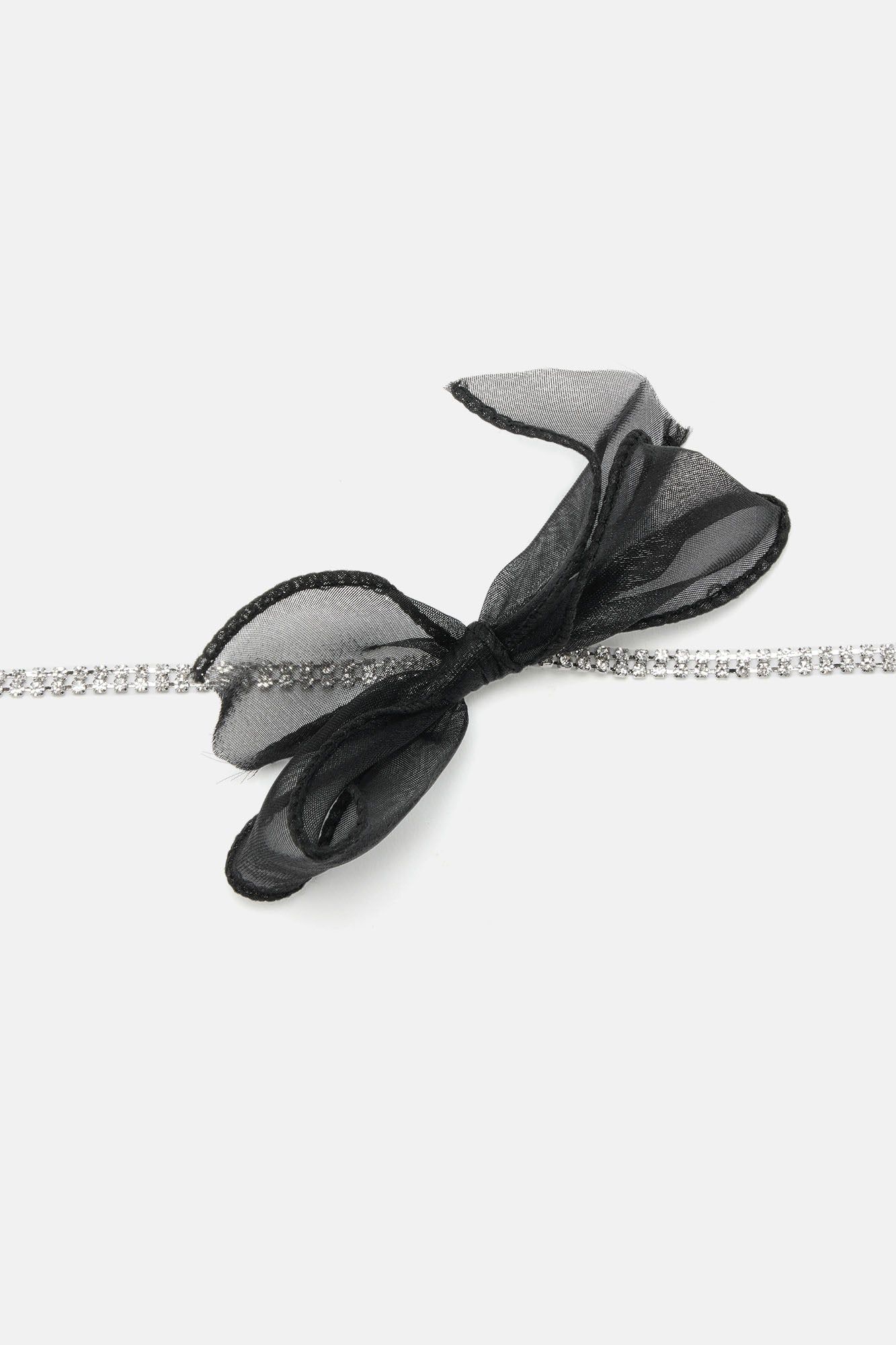 Posh Babe Necklace - Silver/Black sold by Fashion Nova product image thumbnail 3