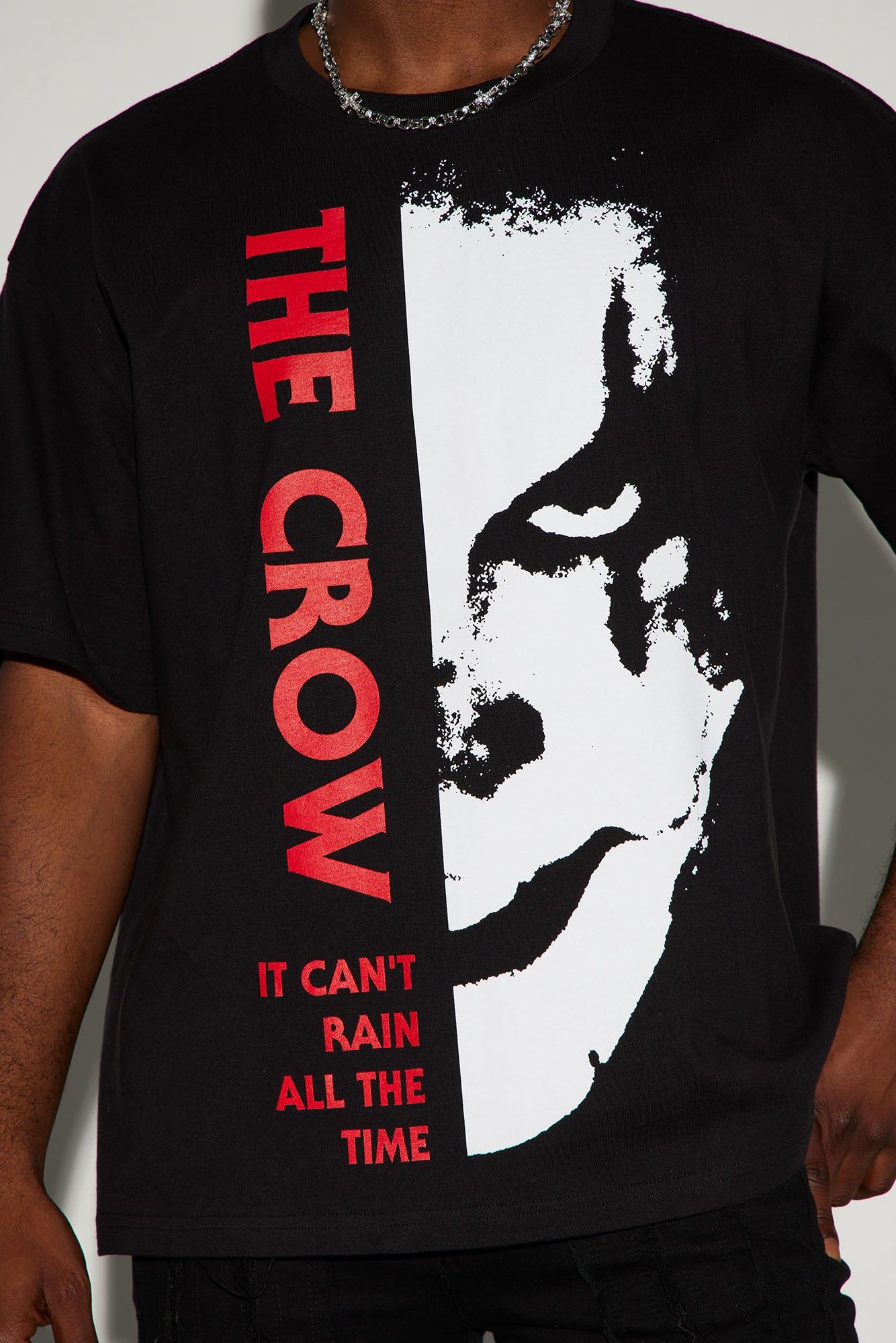 The Crow Oversized Short Sleeve Tee - Black sold by Fashion Nova product image thumbnail 2