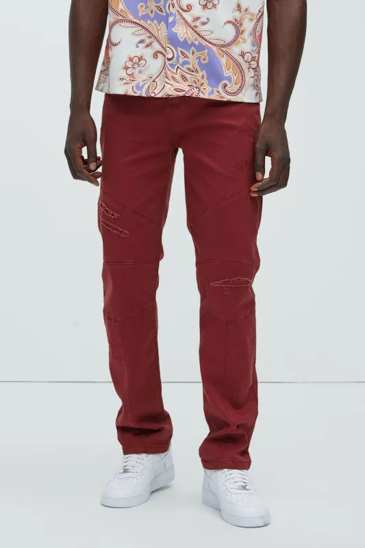 Give Me That Panel Straight Pants - Rust sold by Fashion Nova