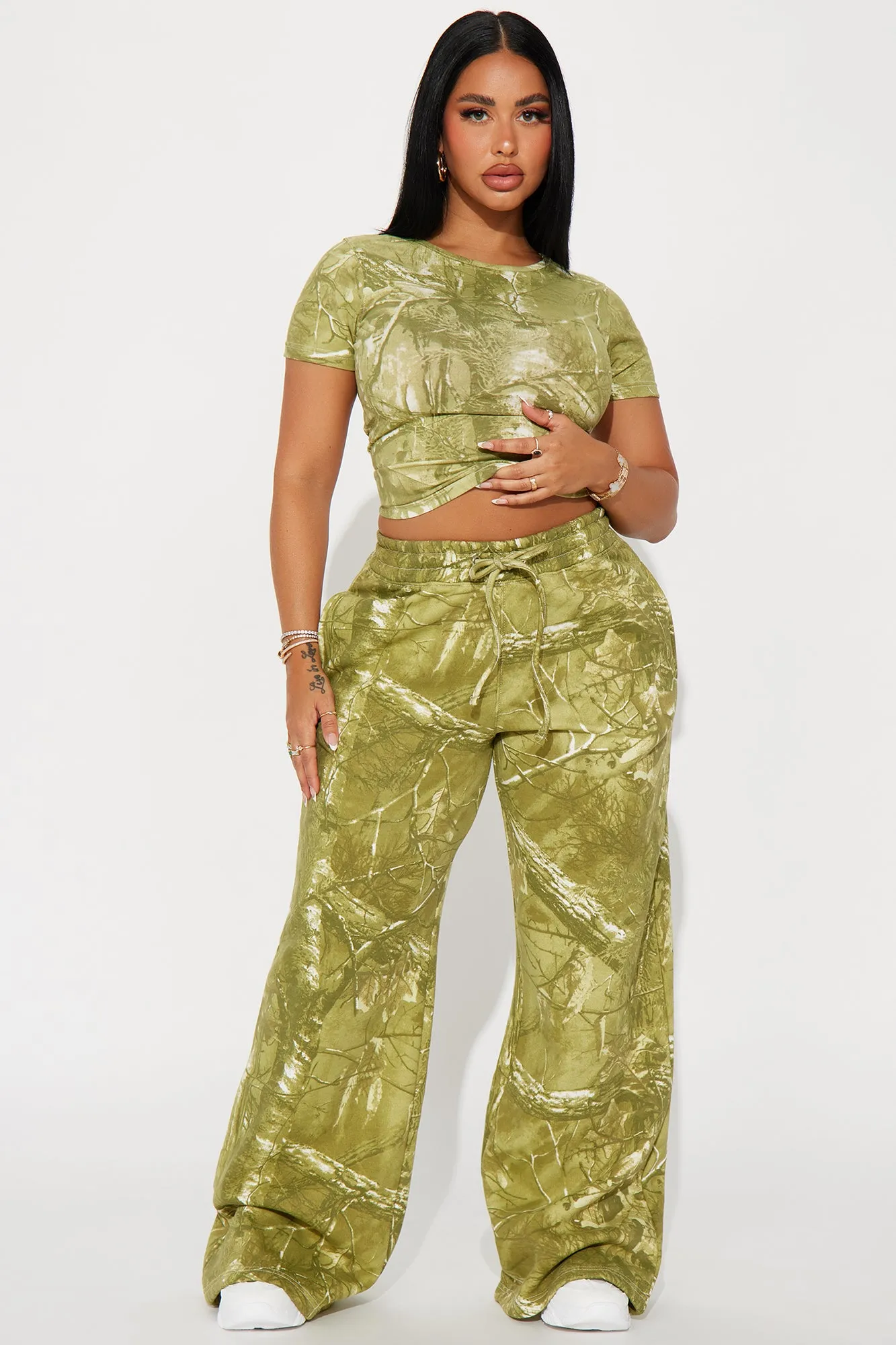Hide Out Pant Set - Olive sold by Fashion Nova
