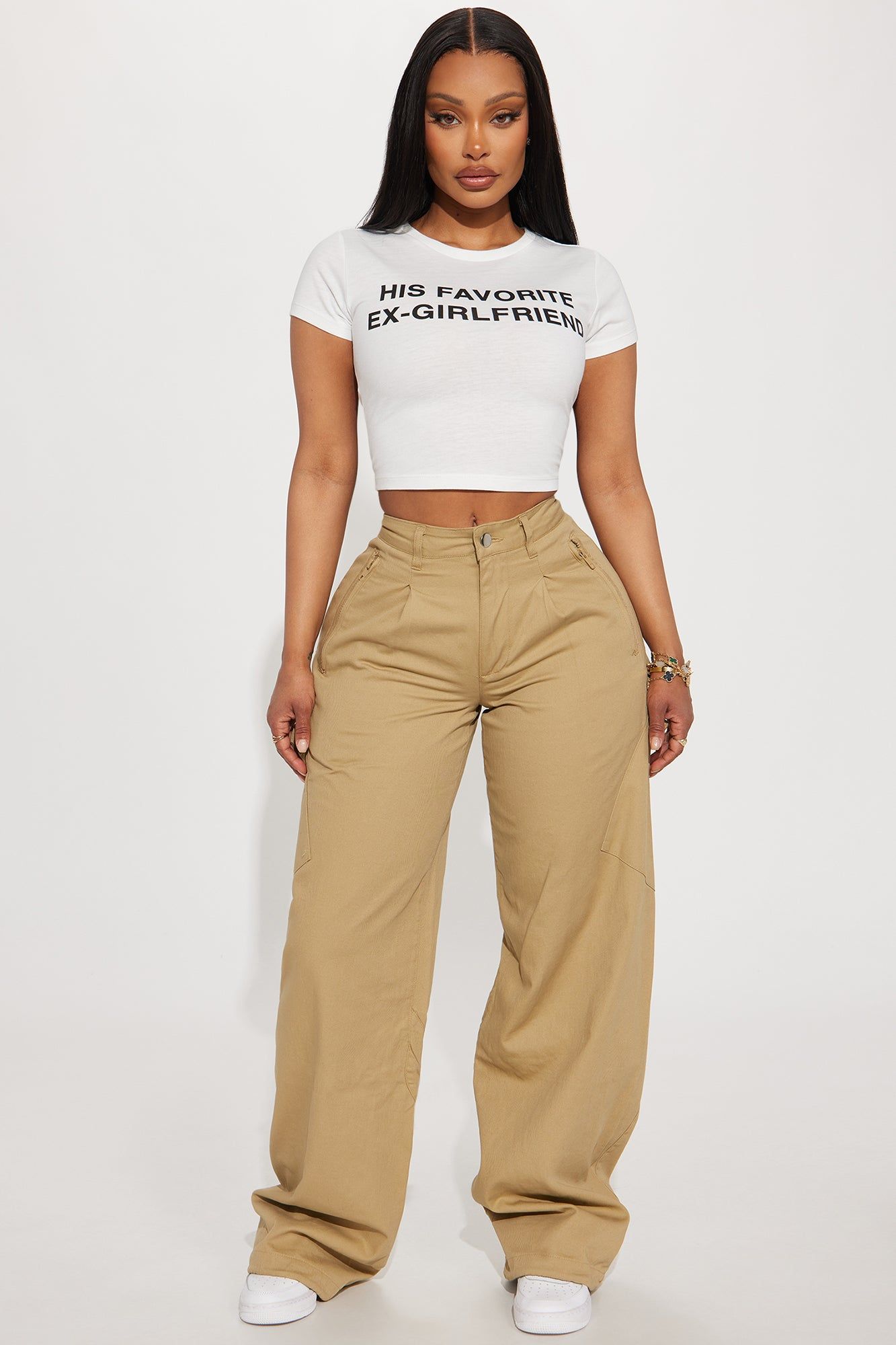 His Favorite Ex Girlfriend Graphic Tee - White sold by Fashion Nova product image thumbnail 2