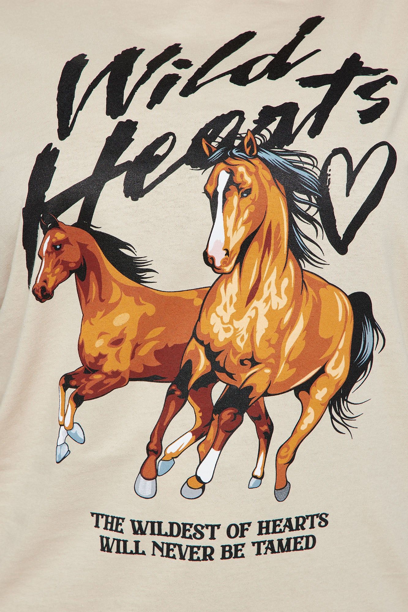 Wild Hearts Graphic Tee - Taupe sold by Fashion Nova product image thumbnail 6