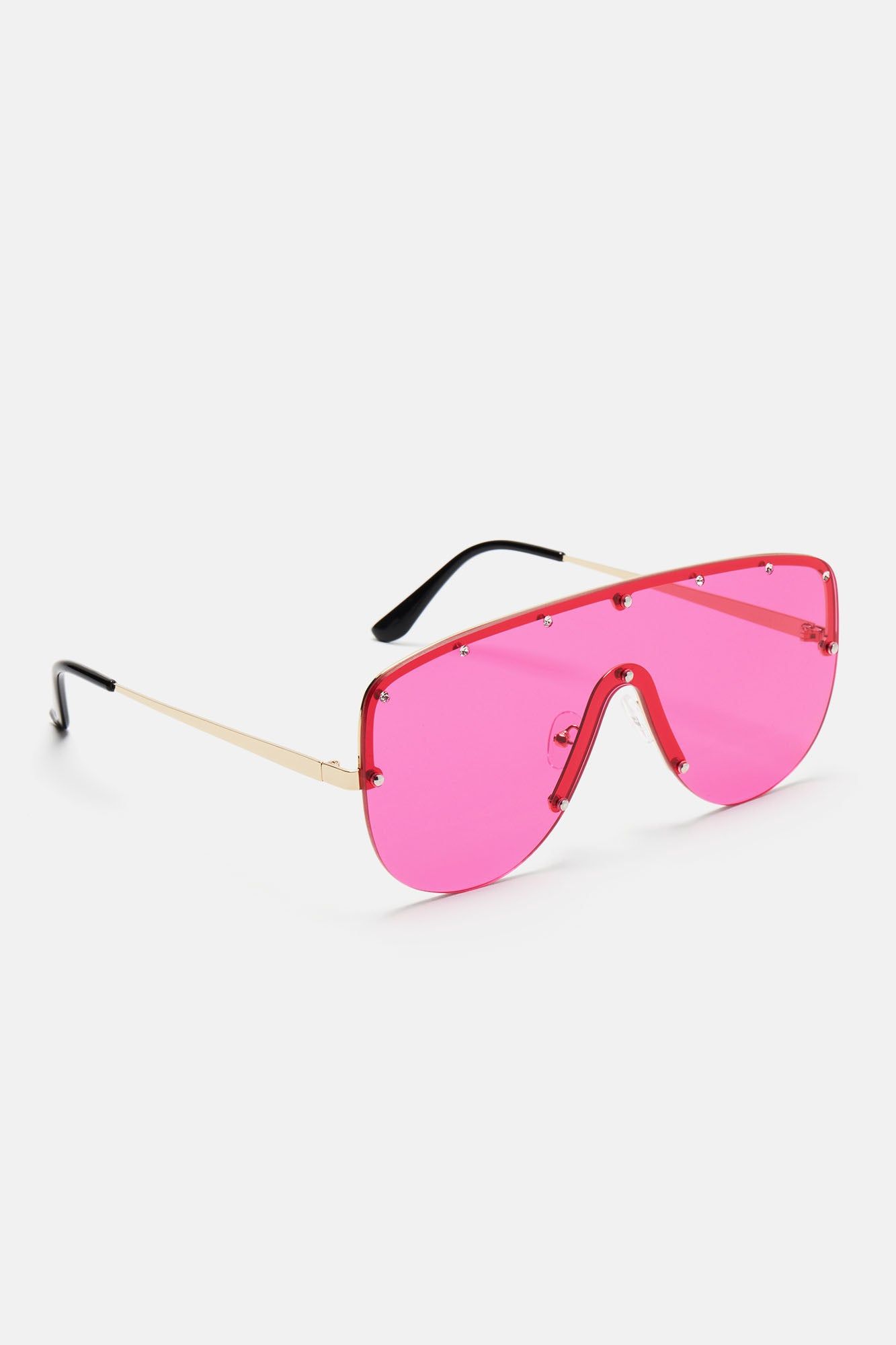 Never Too Serious Sunglasses - Pink sold by Fashion Nova product image thumbnail 4
