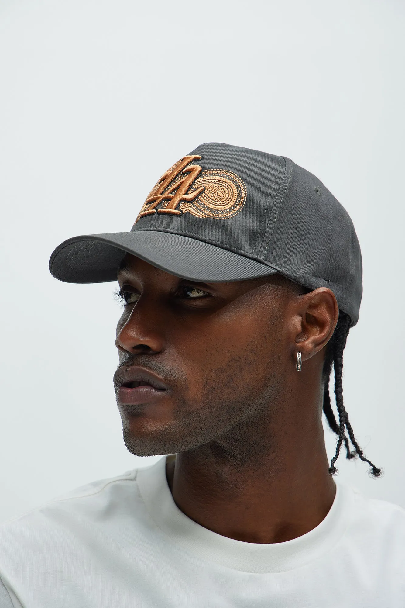 La Paisley Snapback Hat - Grey sold by Fashion Nova product image thumbnail 2