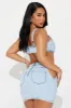 Rebel In Blue Denim Micro Mini Dress - Light Wash sold by Fashion Nova