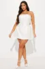 Grace Strapless Micro Mini Dress - Ivory sold by Fashion Nova
