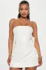 Grace Strapless Micro Mini Dress - Ivory sold by Fashion Nova